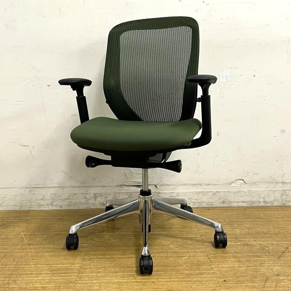 中古】シルフィーメッシュ C681BR FMR5 オカムラ/okamura 肘付ロー 