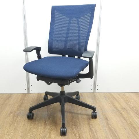 【中古】セレーオチェア KF-570JB1-TTB2 イトーキ（ITOKI） 肘付ハイバックチェア