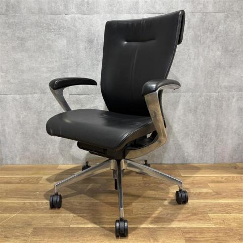 【中古】コセール KE-955LE-Z9T1W3 イトーキ（ITOKI） 肘付ハイバックチェア