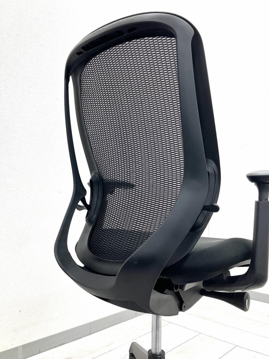 中古】シルフィーメッシュ C685XR FMP1 K 099 オカムラ/okamura 肘付