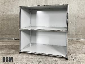 USMハラー　1連2段キャビネット　ライトグレー　D350　モジュラーシステム