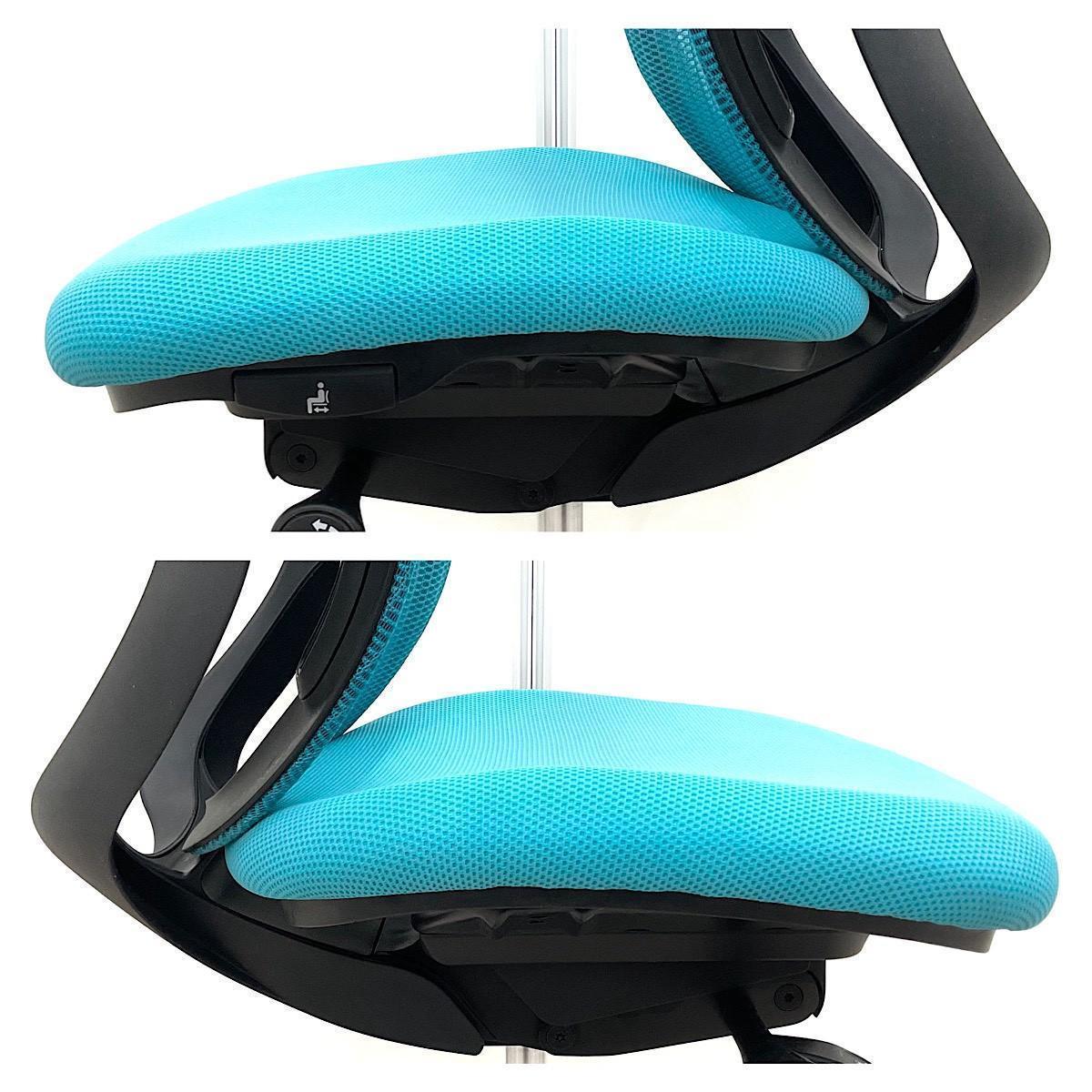 中古】シルフィーメッシュ オカムラ/okamura 肘無ハイバックチェア