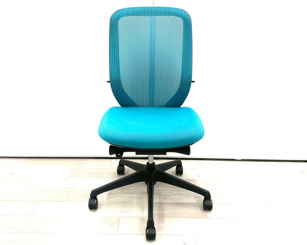 中古】シルフィーメッシュ オカムラ/okamura 肘無ハイバックチェア