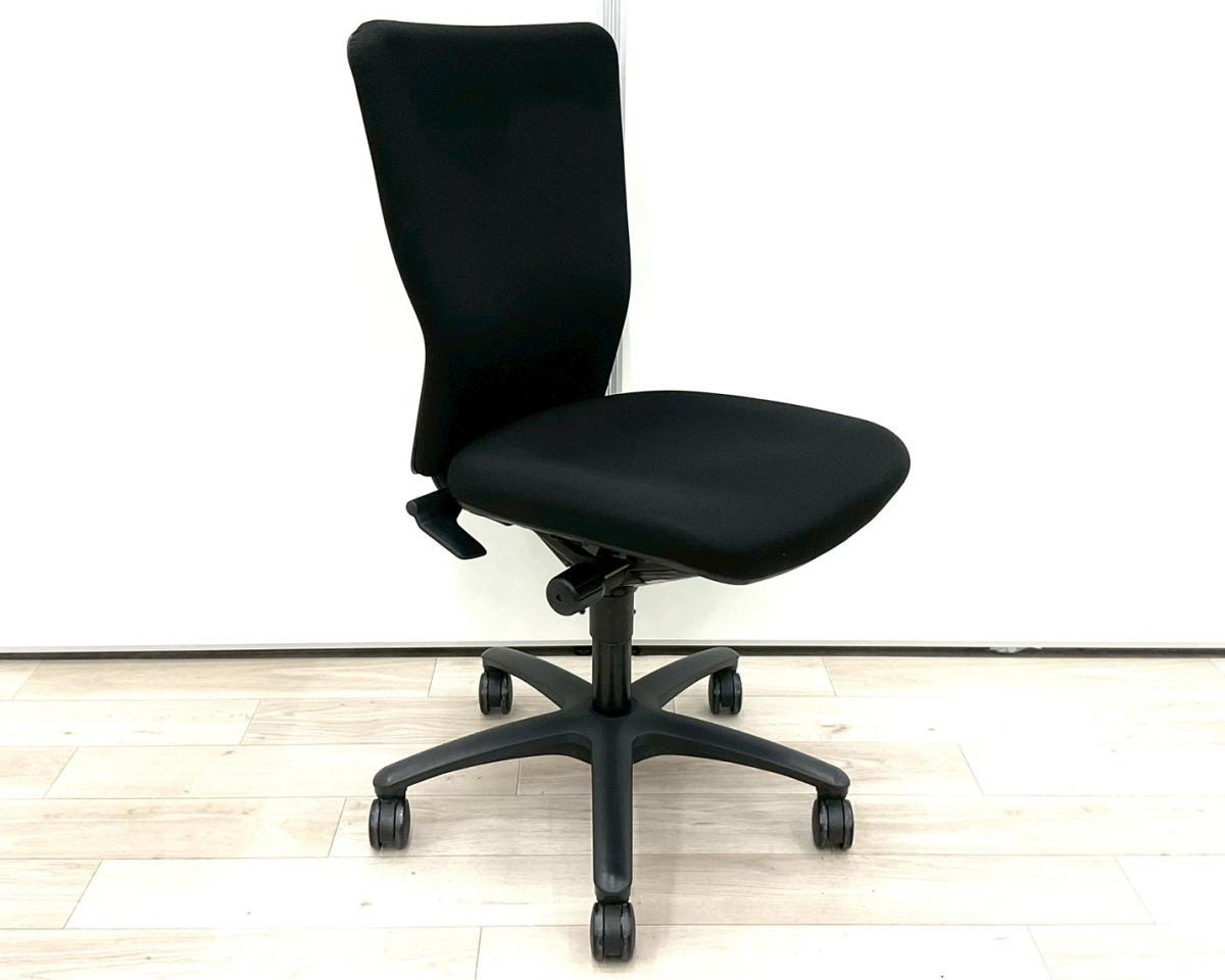 中古】カロッツァチェア オカムラ/okamura 肘無ハイバックチェア