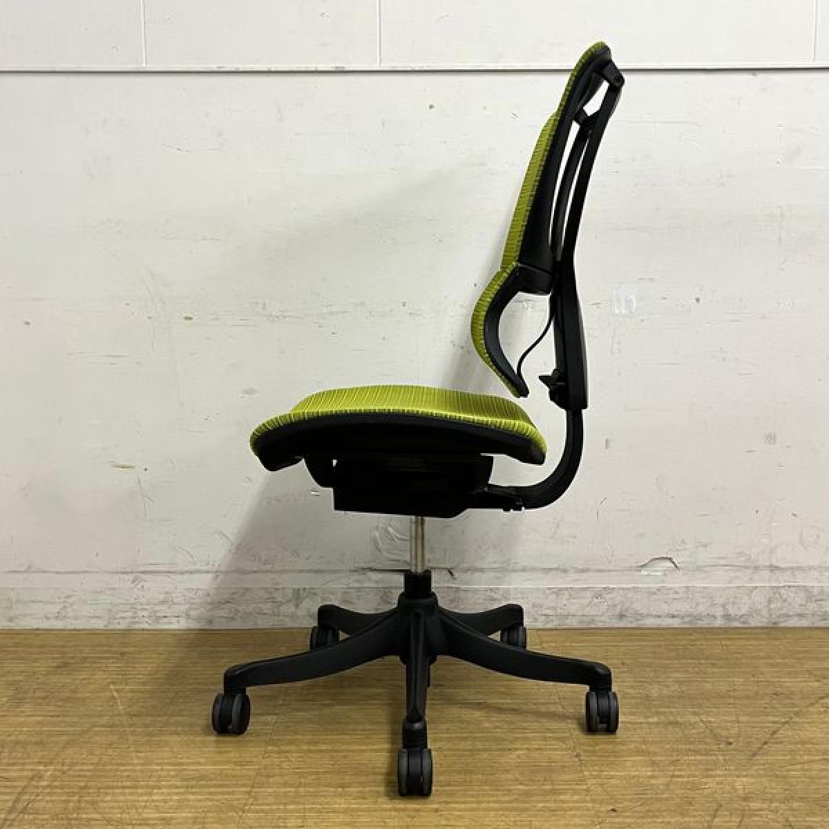 中古】スマート Ergohuman/エルゴヒューマン 肘無ハイバックチェア 