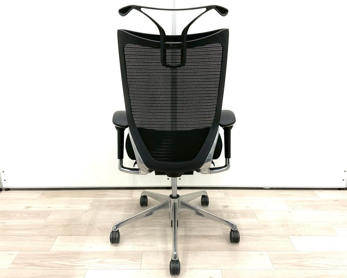 中古】バロンチェア オカムラ/okamura 肘付ハイバックチェア 566494