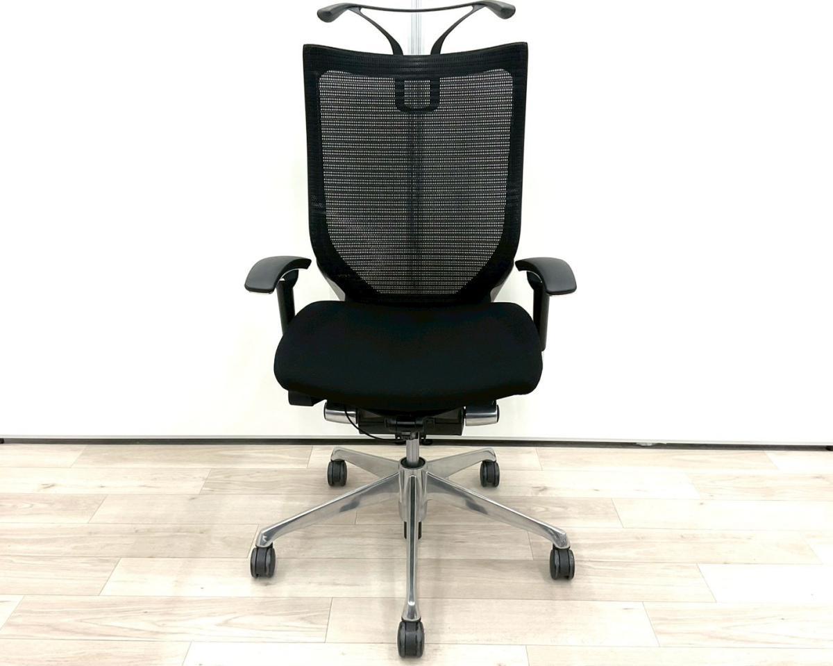 中古】バロンチェア オカムラ/okamura 肘付ハイバックチェア 566494