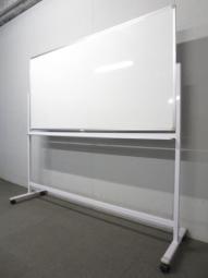 【オフィス会議の必需品！広々と使えます！】■脚付ホワイトボード　板面：W1800×H900mm　両面タイプ　■即納対応品！【メーカー新品取り寄せ可能！ご希望の台数をお問い合わせください】