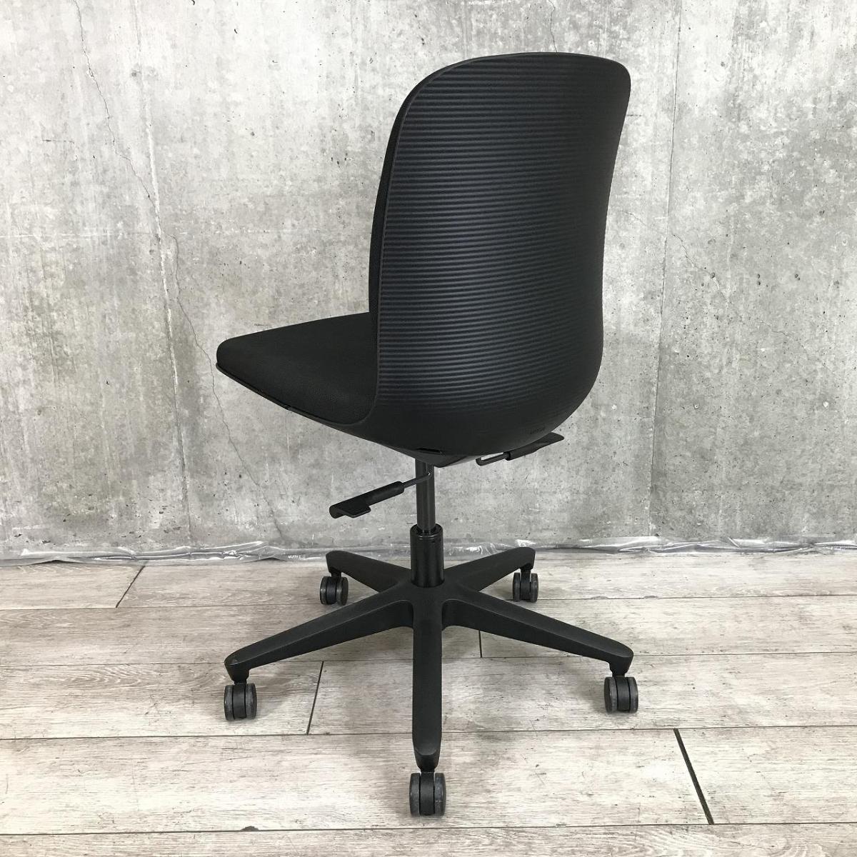 中古】トルテU KJ-320PV-T1T1 イトーキ/ITOKI 肘無ローバックチェア 