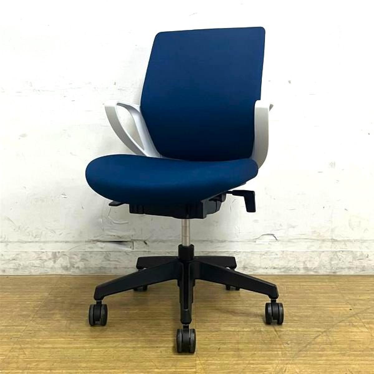 中古】ピコラ チェア CRS-G530E1 コクヨ/KOKUYO 肘付ローバックチェア 