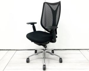 人気/高級/前傾　オカムラ（okamura）製　サブリナチェア (Sabrina)　ハイバック　　背面メッシュ　可動肘付【AD】