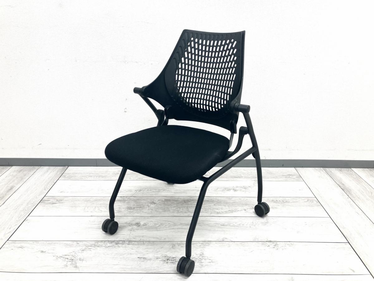 会議や打ち合わせに使いやすいネスティングチェア#静岡市（葵区） #浜松市（中区） #富士市 #沼津市 #三島市
                        イプサ
                                    中古
            