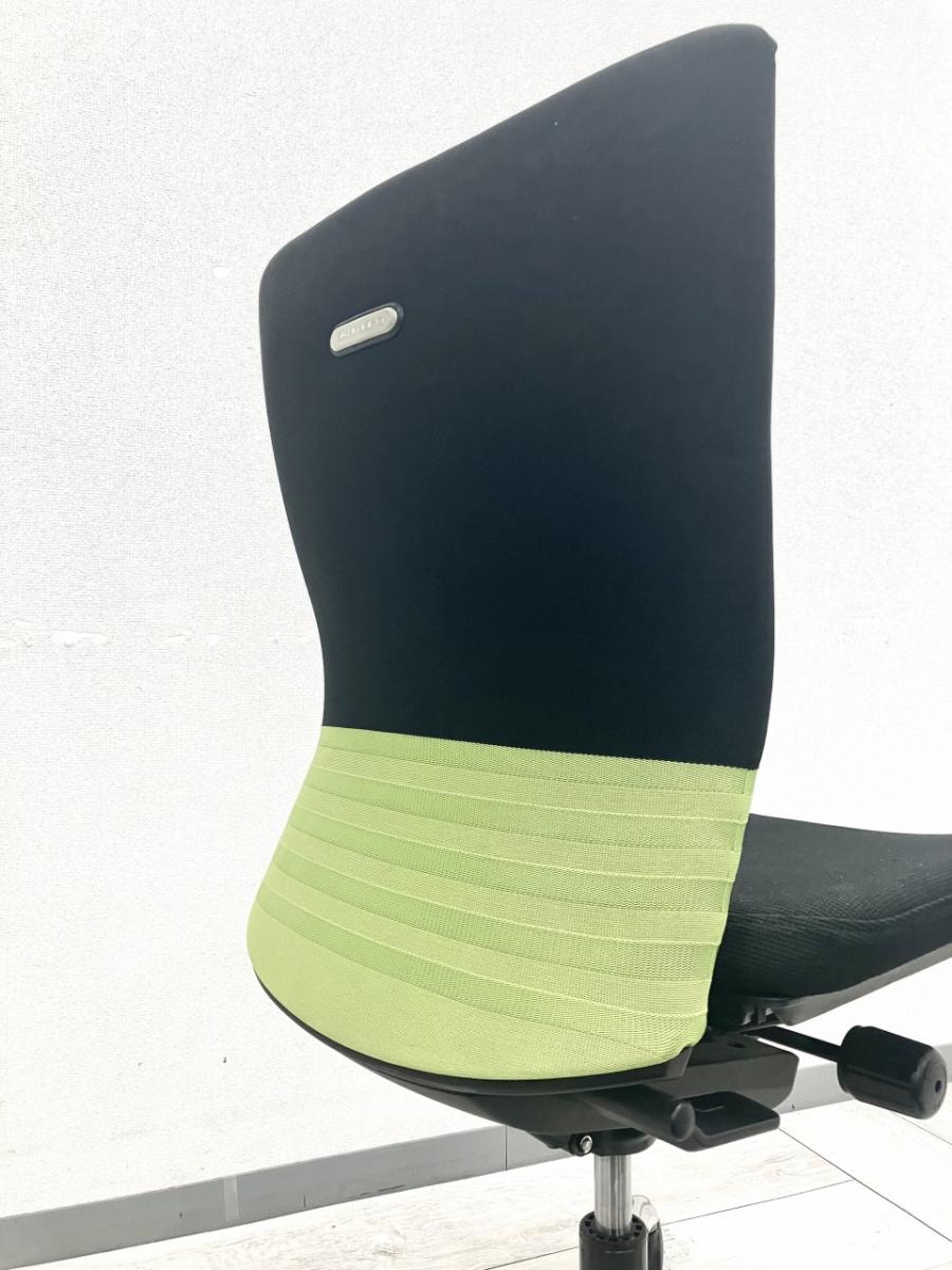 中古】フィーゴチェア オカムラ/okamura 肘無ミドルバックチェア