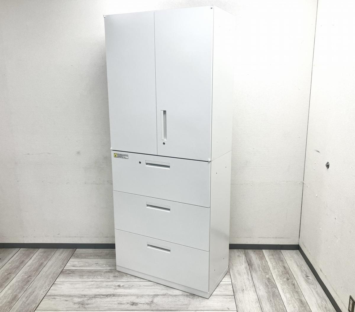 上下分割で使いやすい書庫セット#静岡市（葵区） #浜松市（中区） #富士市 #沼津市 #三島市
                        HSシリーズ
                                    中古
            