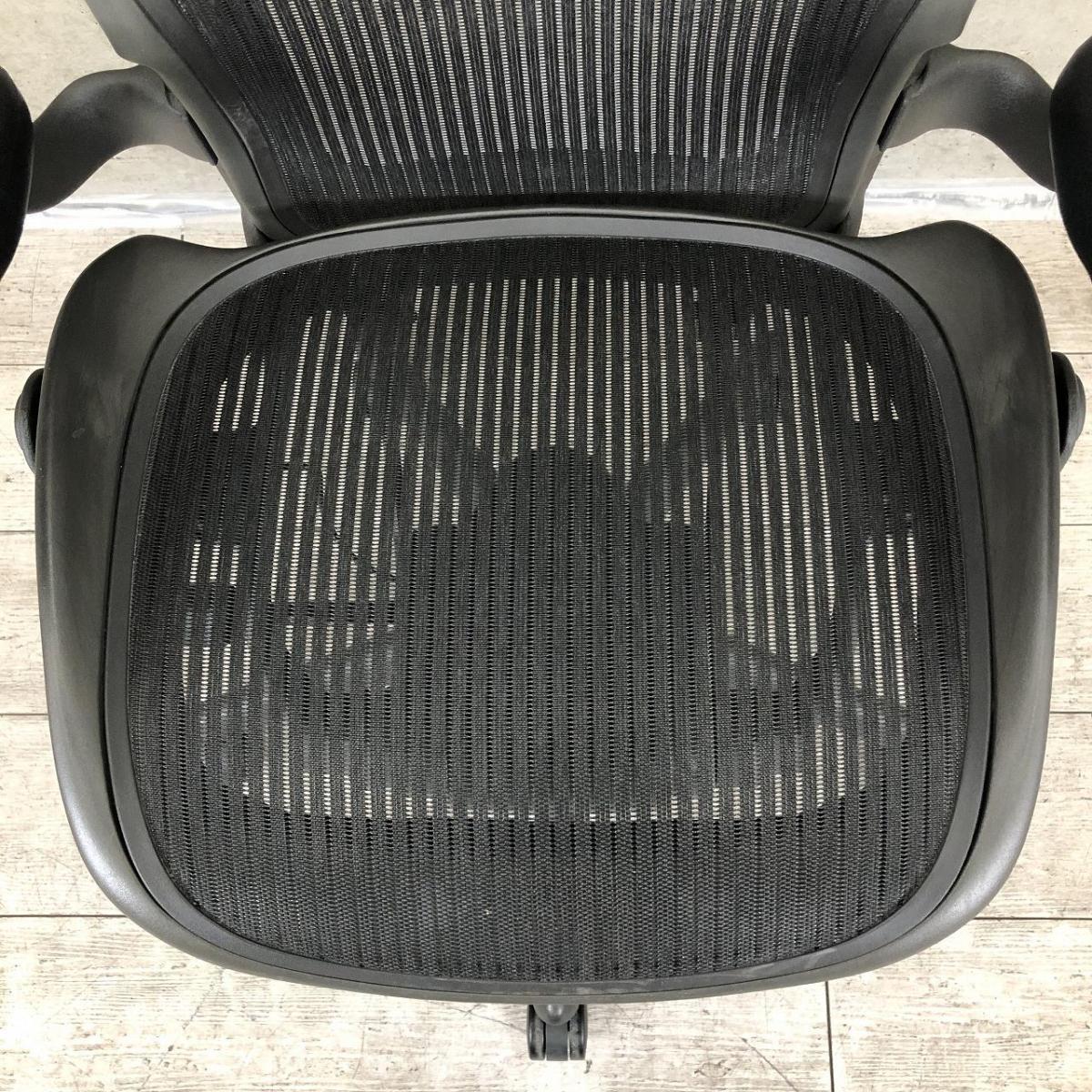 中古】アーロンチェア Herman Miller/ハーマンミラー 肘付ハイバック