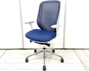 【2022年製】【肘有（固定肘/デザインアーム）/コートハンガーなし】ワークチェア  アームレスト付 ホワイトボディ オススメ(おすすめ) 大人気 ・Okamura/オカムラ ・Sylphy/シルフィー ※横浜本店撮影画像※