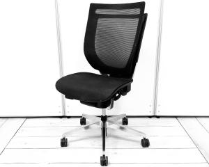 【超美品！】椅子 在宅用チェア ワークチェア 可動肘 アイリスチトセ　VIGOR-ST　ハイバックチェア　背メッシュ 座メッシュ