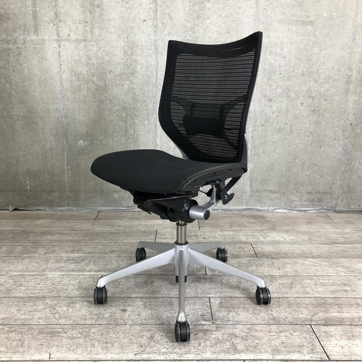 【ベストなポジションが得られる先進設計！長時間の着座でも疲れにくいサポート感！】■オカムラ(okamura)製　バロンチェア(Baron)　肘無し　ローバック　背・座面メッシュ　■ランバーサポート付　■ブラック【2509】弊社使用欄【A01034529】
                        バロンチェア
                                    中古
            