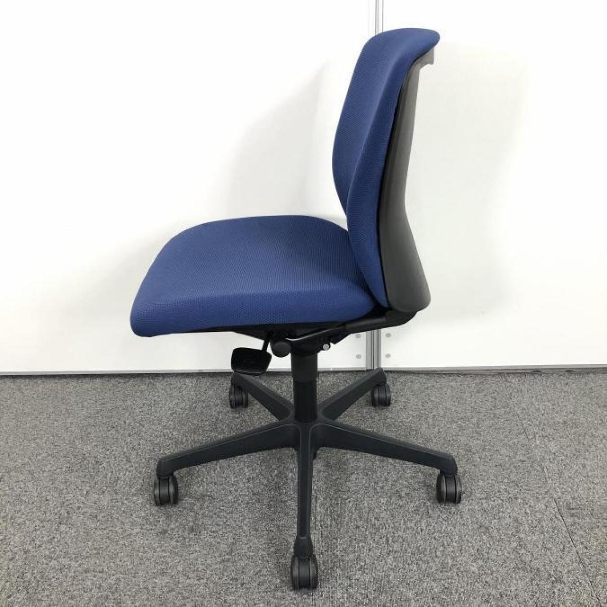 オカムラ 椅子 中古】スラート オカムラ/okamura 肘無ローバックチェア 566806 - 中古