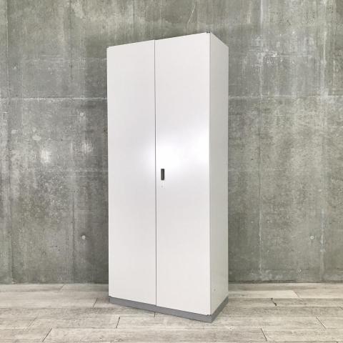 【在庫セール品・2台限定】【T1】■イトーキ（ITOKI）製　シンラインシリーズ　両開き書庫　ハイキャビネット　H2150㎜　■シリンダー錠　■ニューグレー【オフィス書類をスッキリ整理！A4ファイル6段収納可能と圧倒的な保管量！】