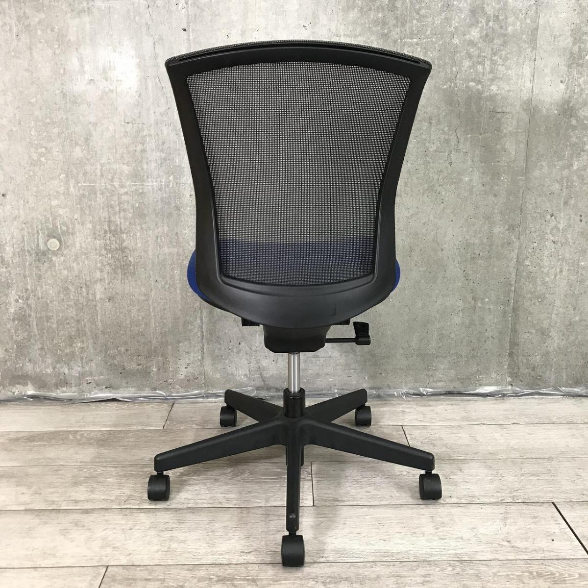 中古】バリシア CRS-GL1050 コクヨ/KOKUYO 肘無ローバックチェア 