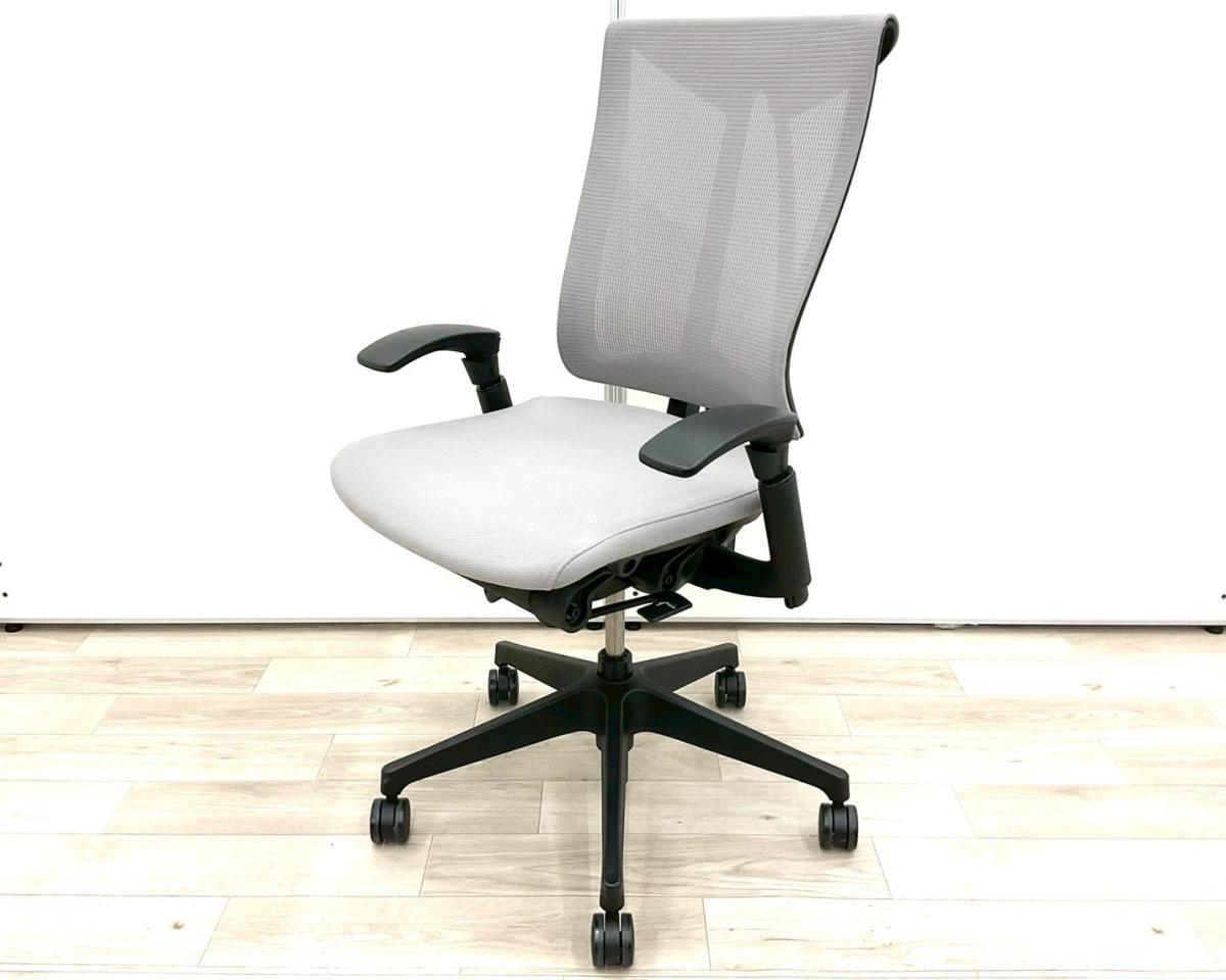 中古】セレーオチェア KF-570JB1-TTW6 イトーキ/ITOKI 肘付ハイバック 