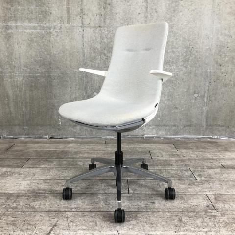 【中古】モーブ SOF-615XXZ9W9XX イトーキ（ITOKI） 肘付ローバックチェア