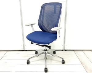 【2022年製】【肘有（固定肘/デザインアーム）/コートハンガー有】ワークチェア  アームレスト付 ホワイトボディ オススメ(おすすめ) 大人気 ・Okamura/オカムラ ・Sylphy/シルフィー ※横浜本店撮影画像※