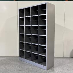 ★オカムラ製　ザパート(ZAPATO)　スキップシルバー　オープンタイプ　W1200xD400xH1790　24人用シューズボックス！　取り出しやすいオープンタイプ！　下駄箱　シューズボックス！！