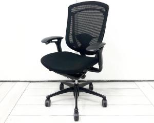 ワークチェア アームレスト付 アジャストアーム 可動肘 ブラックボディ スマートオペレーション オススメ(おすすめ) 大人気 ・Okamura/オカムラ ・Contessa/コンテッサ