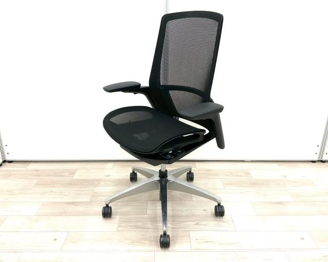 【中古】フィノラ ポリッシュ C785BR F1E1 オカムラ（okamura） 肘付ハイバックチェア