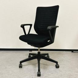 ■イトーキ製　エピオス　肘付ハイバックチェア　■ブラック【2512】弊社使用欄【】