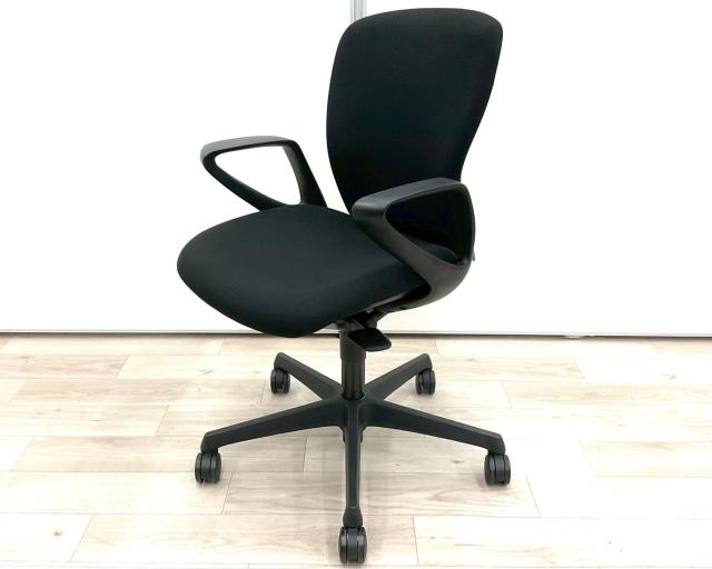 【中古】スラート C341ZR FSF1 オカムラ（okamura） 肘付ローバックチェア