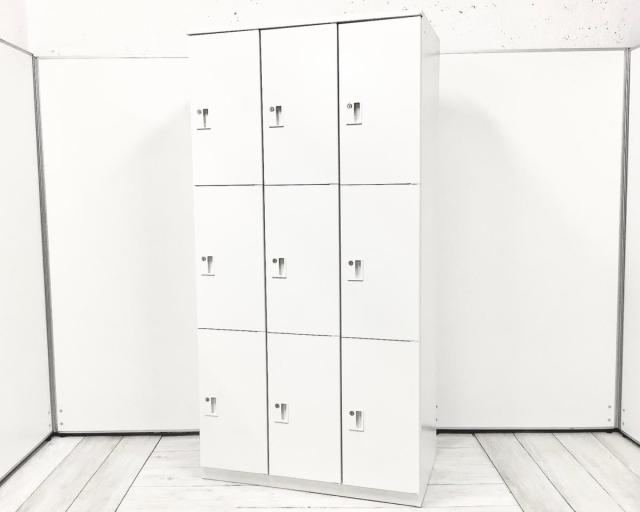 【中古】LB HLB-9833SSN-W9 イトーキ（ITOKI） 9人用更衣ロッカー