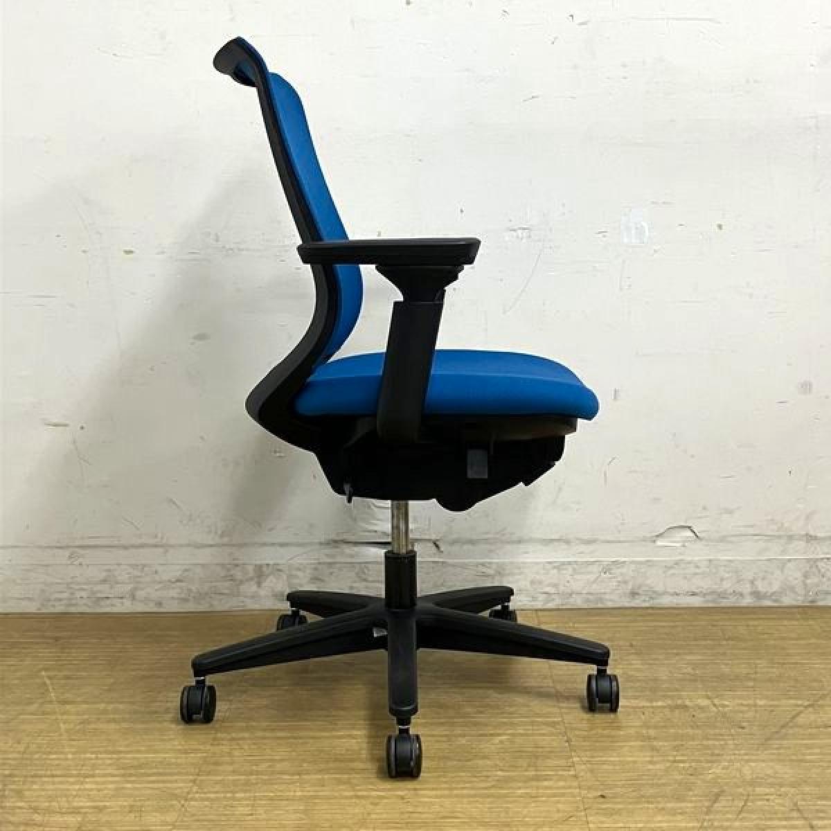 中古】ミトラシリーズ CRSG2900E6N コクヨ/KOKUYO 肘付ローバック 