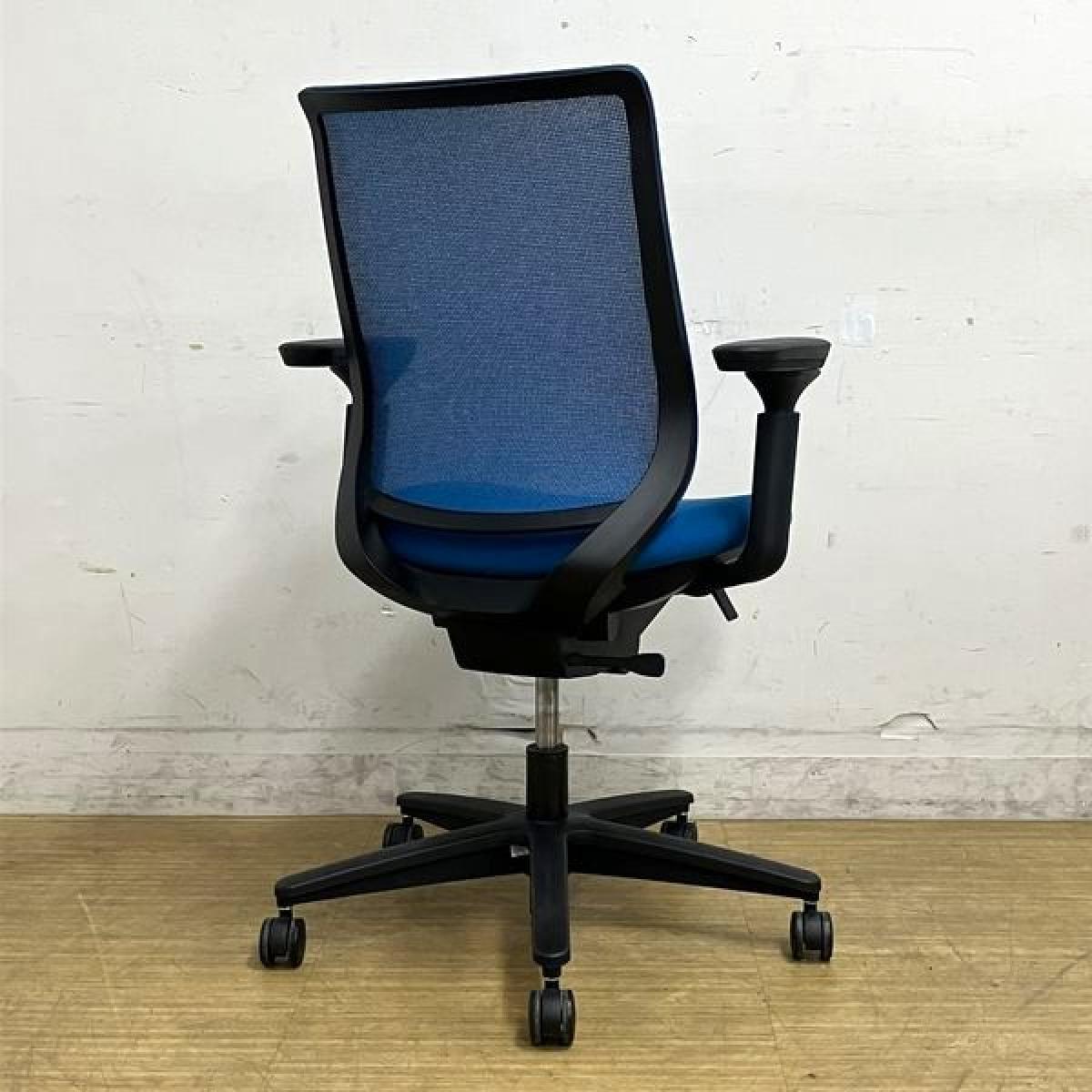 中古】ミトラシリーズ CRSG2900E6N コクヨ/KOKUYO 肘付ローバック 