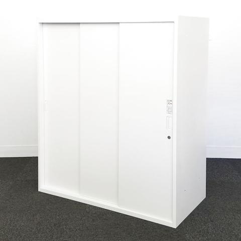 【中古】レクトライン 4B453Y ZA75 オカムラ（okamura） ローキャビネット／引き違い