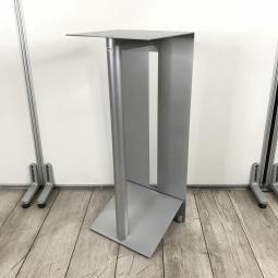 【1台限定】【受付スペースに必需品の電話台！】■フレイス（FLACE）　ダイススティール（DICE-ST）　電話台　テレホンスタンド　W350×D300×H850㎜　■シルバー　オフィスバスターズ　梅田本店