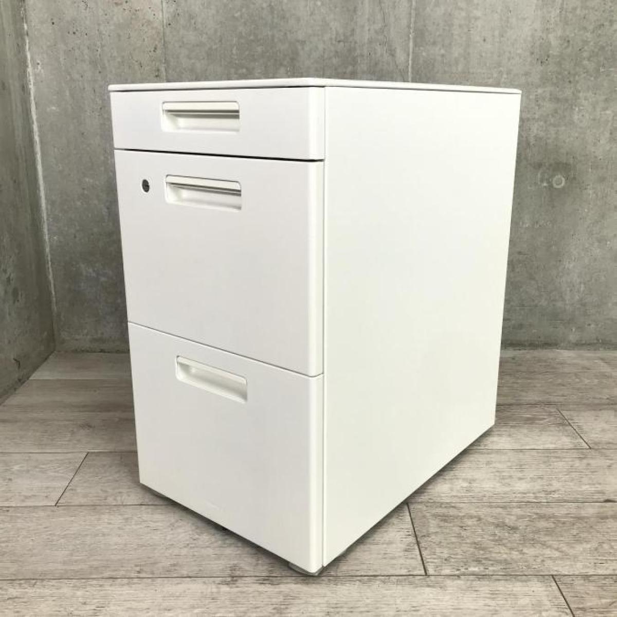 中古】GTワゴン コクヨ/KOKUYO ワゴン3段 567555 - 中古オフィス家具 