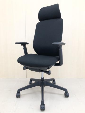 【1月末入荷予定！】ヘッドレスト付きタイプ！オカムラ/シルフィー/ブラック/可動肘