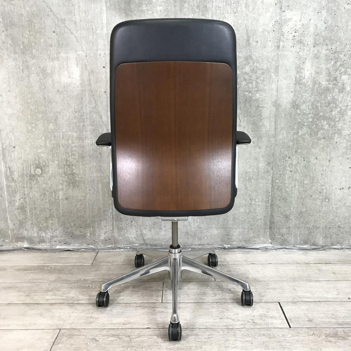 中古】クラフティー CR47BF-PF72 オカムラ/okamura 肘付ハイバック 