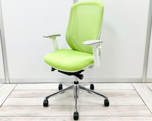 【中古】シルフィーメッシュ C685BW-FMP5 オカムラ（okamura） 肘付ハイバックチェア