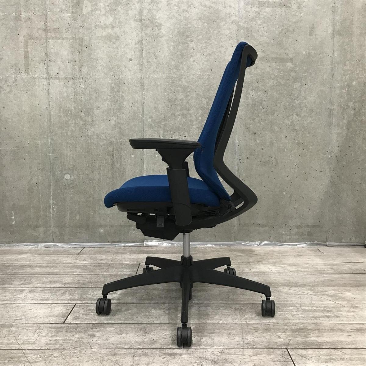 中古】デュオラ クッション CRS-G3100E6 コクヨ/KOKUYO 肘付ハイバック 