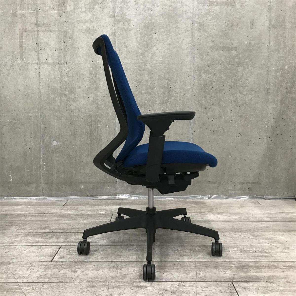 中古】デュオラ クッション CRS-G3100E6 コクヨ/KOKUYO 肘付ハイバック 