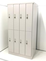 [即売れ商品!!]イトーキ製 8人用ロッカー(2段タイプ)■これ1台で8名分収納可能!!