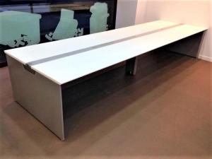 オカムラ製　プロユニット フリーウェイ　ホワイト天板　W6000サイズ　推奨人数：10名～　フリーアドレスデスク！！【関西/関東倉庫在庫　在庫確認が必要になります】　京都　滋賀　オフィスバスターズ京都東寺店