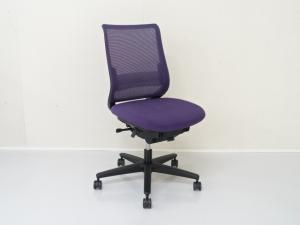 【遠方倉庫在庫品】■KOKUYO/コクヨ　■ミトラ(Mitra)　■紫(purple)　■肘無　■背面/メッシュ　■ランバーサポート付き　■オススメ/人気/定番商品【RA】