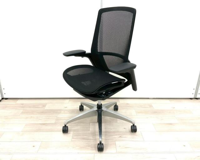 【中古】フィノラ ポリッシュ C785BR F1E1 オカムラ（okamura） 肘付ハイバックチェア