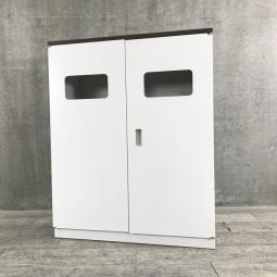 中古で珍しいダストボックス入荷！ゴミ箱45Lサイズ2個収納　内棚付き　天板付き