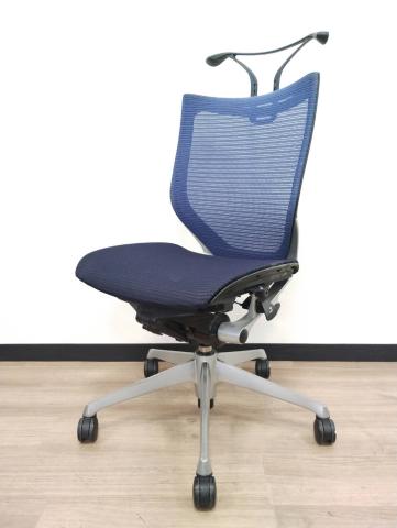 【中古】バロンチェア CP34DR FEF4 オカムラ（okamura） 肘無ローバックチェア